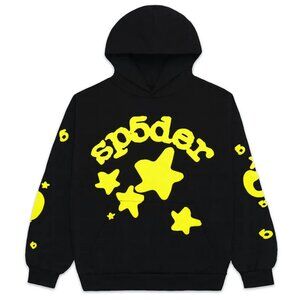 Sp5der Onyx/Yellow Hoodie S